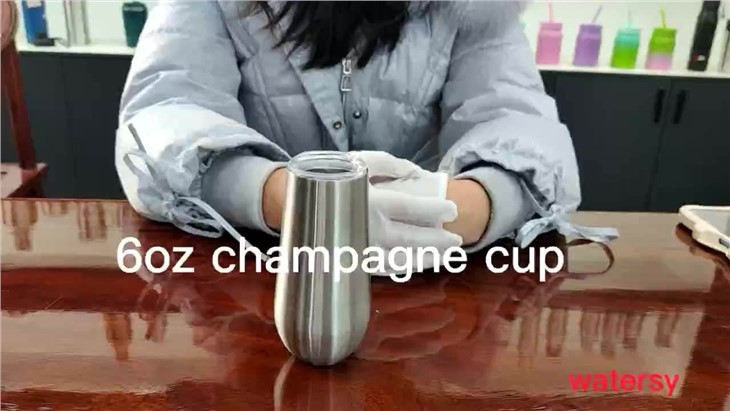 6oz doppelwandige Edelstahlbecher